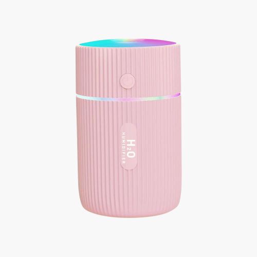 Mini Car Air Humidifier, Portable Air Freshener with LED Night Light