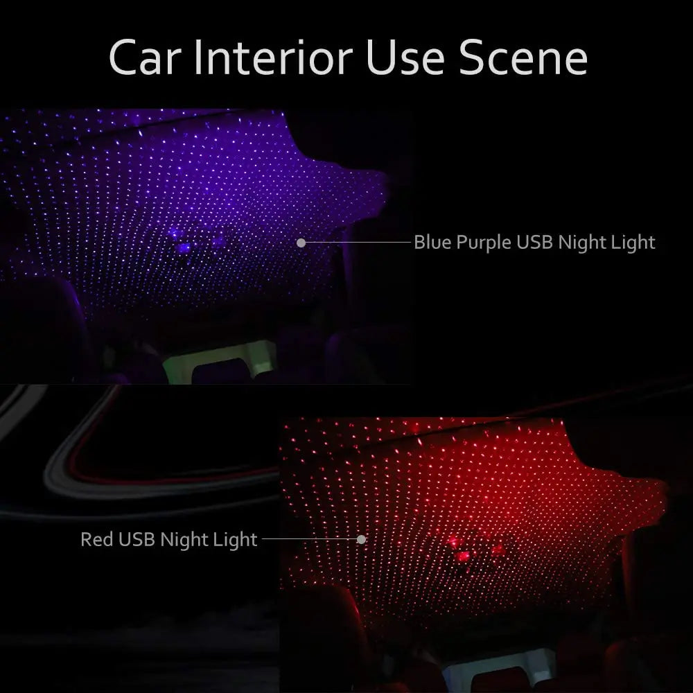 Starlit Sky: Mini LED Roof Projector for Car Roofs